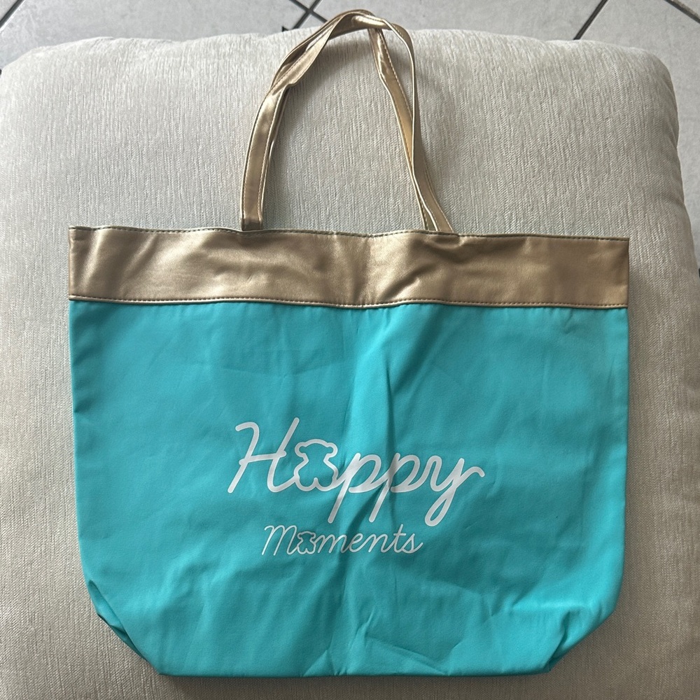 Tous Blue and Gold Shoulder Bag